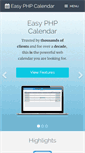 Mobile Screenshot of easyphpcalendar.com